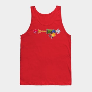 chicken war Tank Top